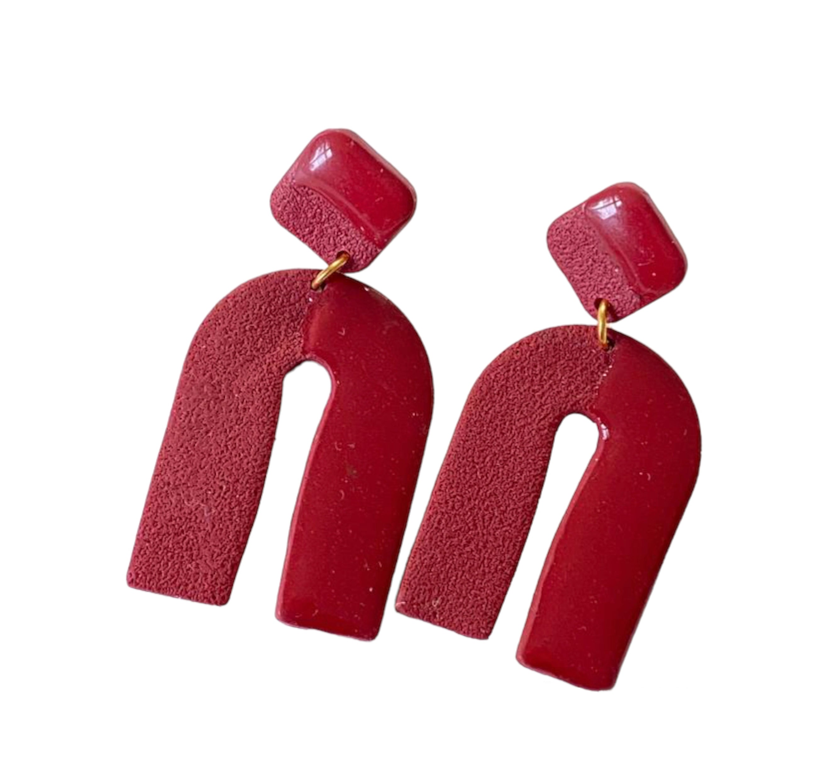 Arch Polymer Clay Earrings